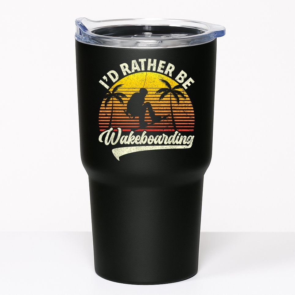 I’d Rather Be Wakeboarding Tumbler