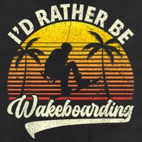 I’d Rather Be Wakeboarding Golf Towel