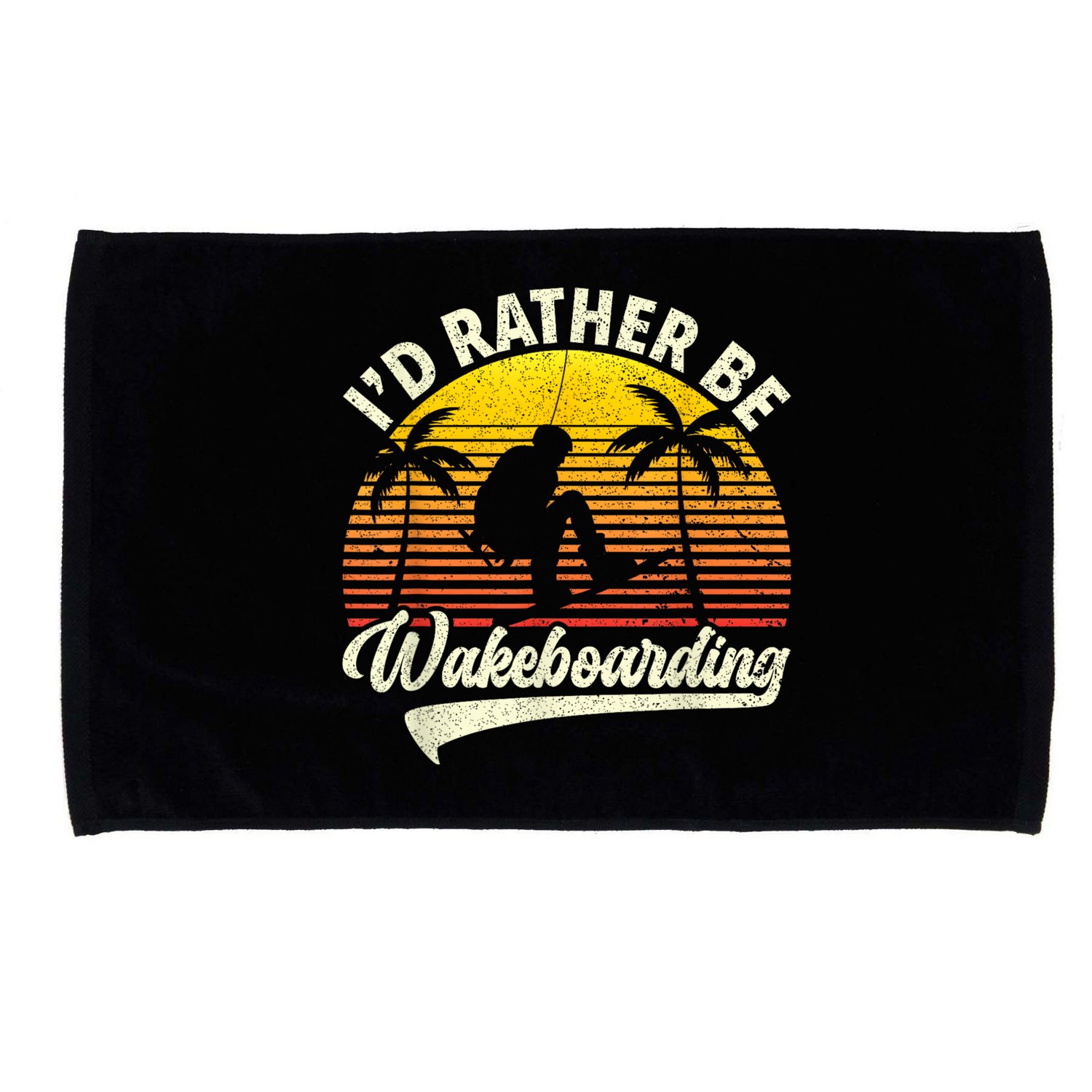 I’d Rather Be Wakeboarding Microfiber Hand Towel