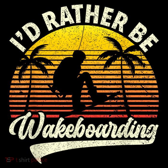 I’d Rather Be Wakeboarding Zip Tote Bag