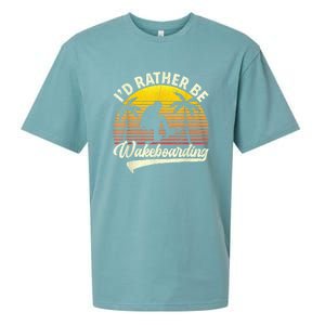 I’d Rather Be Wakeboarding Sueded Cloud Jersey T-Shirt