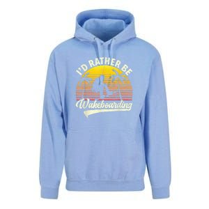 I’d Rather Be Wakeboarding Unisex Surf Hoodie