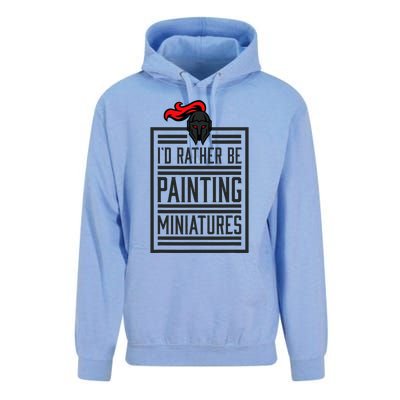 Id Rather Be Painting Miniatures Funny 3d Hobbyist Unisex Surf Hoodie