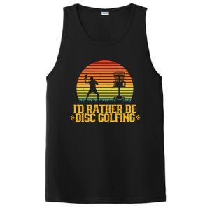 Id Rather Be Disc Golfing Discs Golfer Disc Golf Hobby Gift PosiCharge Competitor Tank