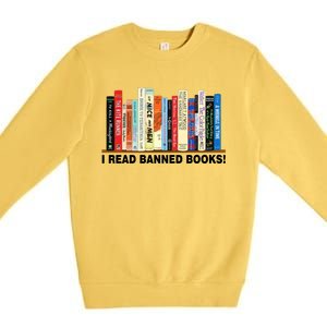 I Read Banned Books Premium Crewneck Sweatshirt