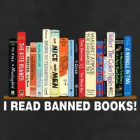 I Read Banned Books 7 Panel Mesh Trucker Snapback Hat