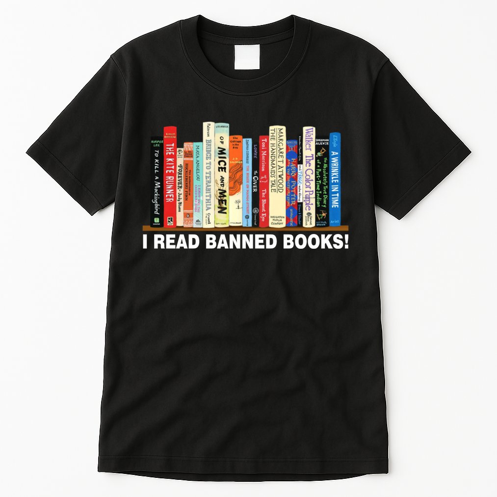 I Read Banned Books Tall T-Shirt