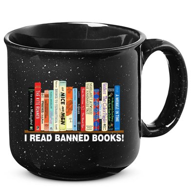 I Read Banned Books 15oz Campfire Ceramic Mug