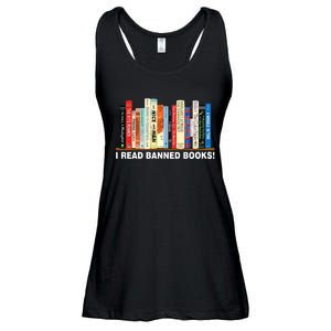 I Read Banned Books Ladies Essential Flowy Tank