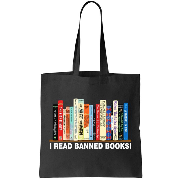 I Read Banned Books Tote Bag