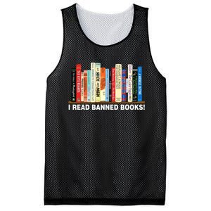 I Read Banned Books Mesh Reversible Basketball Jersey Tank