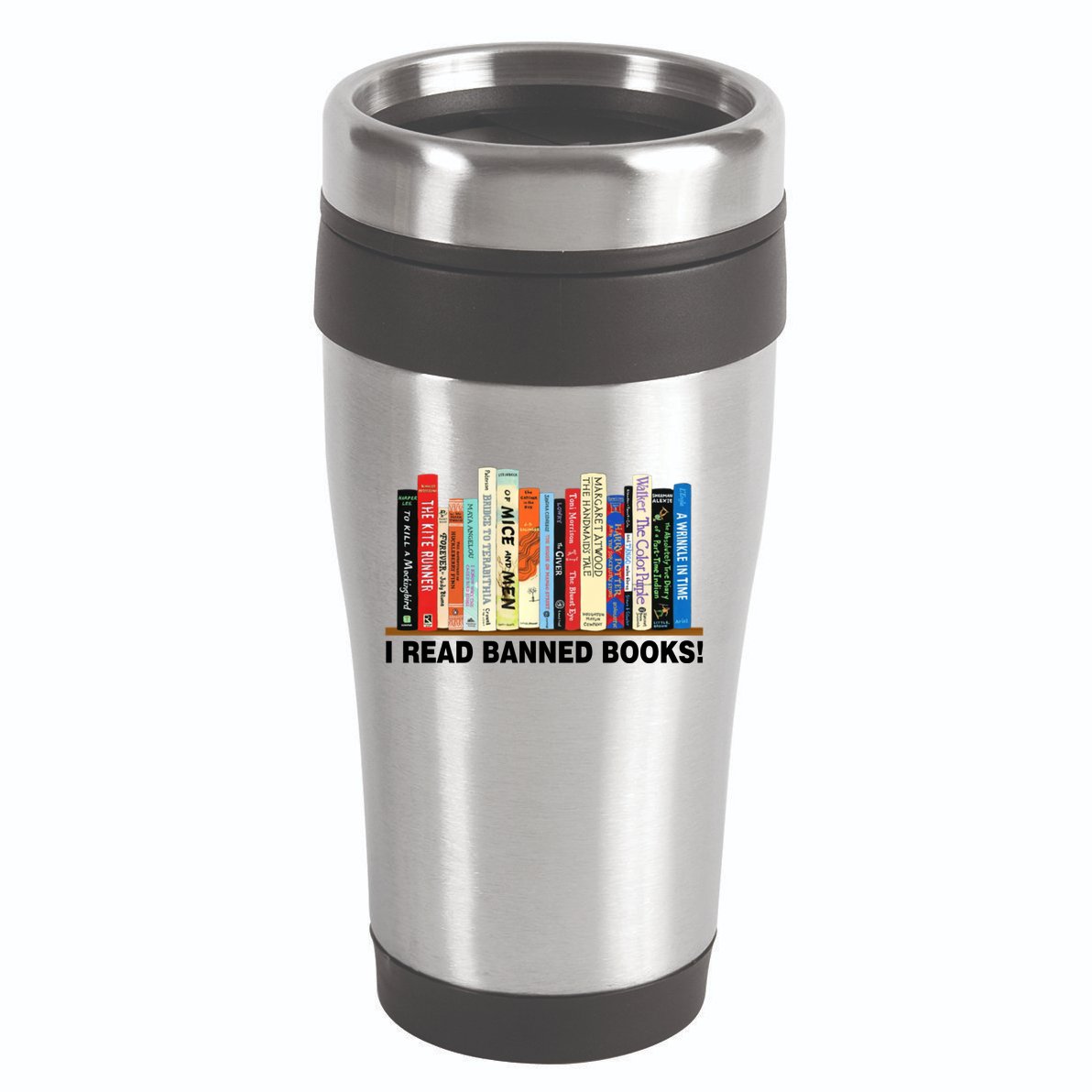 I Read Banned Books 16oz Travel Tumbler