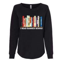 I Read Banned Books Womens California Wash Sweatshirt