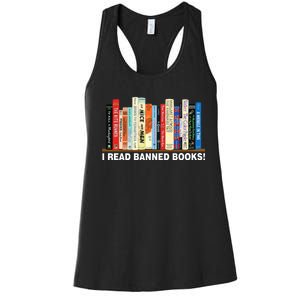 I Read Banned Books Women's Racerback Tank