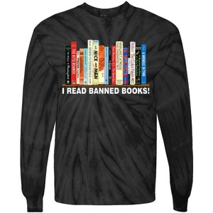 I Read Banned Books Tie-Dye Long Sleeve Shirt