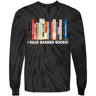 I Read Banned Books Tie-Dye Long Sleeve Shirt