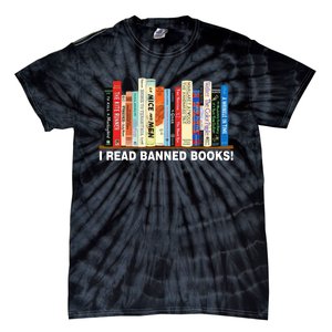 I Read Banned Books Tie-Dye T-Shirt