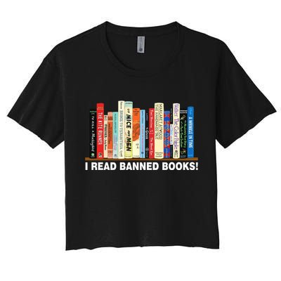 I Read Banned Books Crop Top