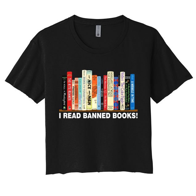 I Read Banned Books Crop Top