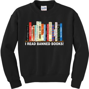 I Read Banned Books Kids Sweatshirt