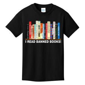 I Read Banned Books Kids T-Shirt