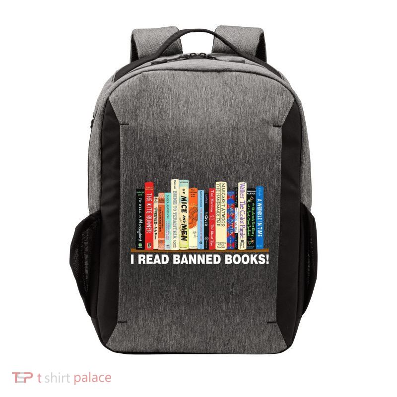 I Read Banned Books Vector Backpack
