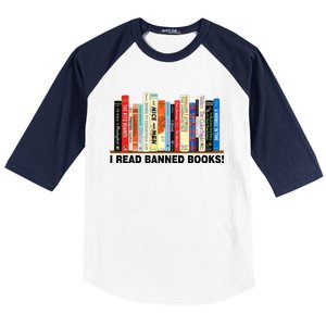 I Read Banned Books Baseball Sleeve Shirt