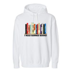 I Read Banned Books Garment-Dyed Fleece Hoodie