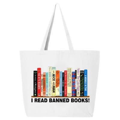 I Read Banned Books 25L Jumbo Tote