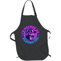 ID Rather Be Playing Tag Vr Gamer Ape Gorilla Full-Length Apron With Pockets
