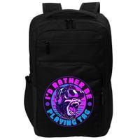 ID Rather Be Playing Tag Vr Gamer Ape Gorilla Impact Tech Backpack