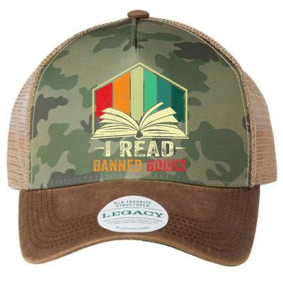 I Read Banned Books Week Librarian Freedom Reader Nerd Legacy Tie Dye Trucker Hat
