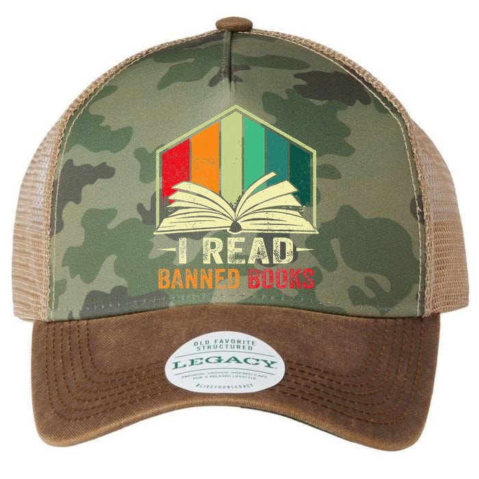 I Read Banned Books Week Librarian Freedom Reader Nerd Legacy Tie Dye Trucker Hat