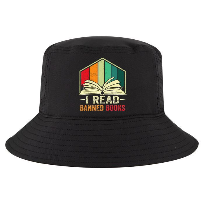 I Read Banned Books Week Librarian Freedom Reader Nerd Cool Comfort Performance Bucket Hat
