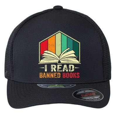 I Read Banned Books Week Librarian Freedom Reader Nerd Flexfit Unipanel Trucker Cap