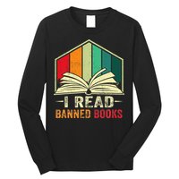 I Read Banned Books Week Librarian Freedom Reader Nerd Long Sleeve Shirt
