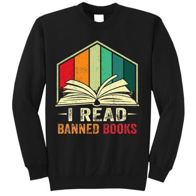 I Read Banned Books Week Librarian Freedom Reader Nerd Sweatshirt