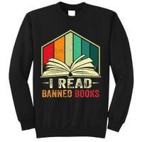 I Read Banned Books Week Librarian Freedom Reader Nerd Sweatshirt