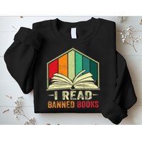 I Read Banned Books Week Librarian Freedom Reader Nerd Sweatshirt