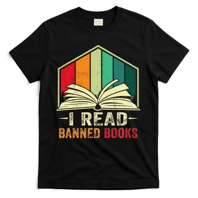 I Read Banned Books Week Librarian Freedom Reader Nerd T-Shirt