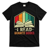 I Read Banned Books Week Librarian Freedom Reader Nerd T-Shirt