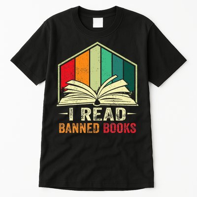 I Read Banned Books Week Librarian Freedom Reader Nerd Tall T-Shirt
