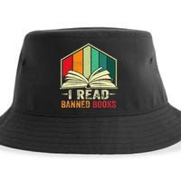 I Read Banned Books Week Librarian Freedom Reader Nerd Sustainable Bucket Hat