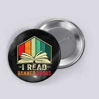 I Read Banned Books Week Librarian Freedom Reader Nerd Button