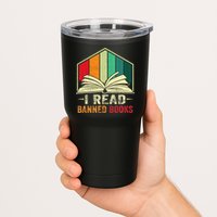 I Read Banned Books Week Librarian Freedom Reader Nerd Tumbler