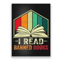 I Read Banned Books Week Librarian Freedom Reader Nerd Poster