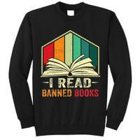 I Read Banned Books Week Librarian Freedom Reader Nerd Tall Sweatshirt