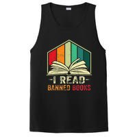 I Read Banned Books Week Librarian Freedom Reader Nerd PosiCharge Competitor Tank