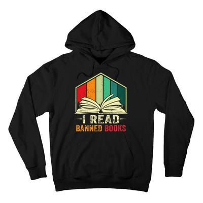 I Read Banned Books Week Librarian Freedom Reader Nerd Tall Hoodie