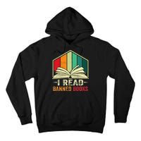 I Read Banned Books Week Librarian Freedom Reader Nerd Tall Hoodie